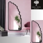 Lustro nieregularne w ramie mdf - FLUX – Blobs Mirrors